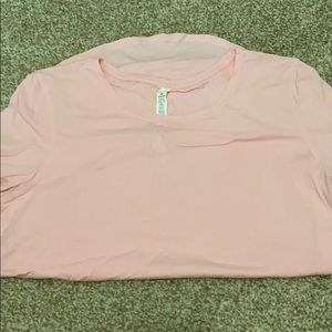 lululemon bubblegum pink love tee size 8